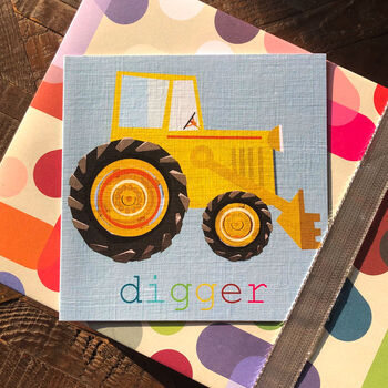 Digger Greetings Card, 3 of 5