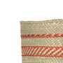 Terracotta And Natural Patterned Storage Baskets, thumbnail 6 of 6