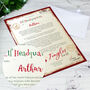 Personalised Elf Surveillance Christmas Letter, thumbnail 2 of 8