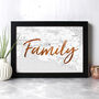 Personalised Home / Love / Family Map Print With Foil, thumbnail 7 of 7