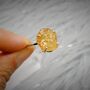 Raw Citrine Ring: November Birthstone, thumbnail 1 of 7