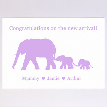 Personalised New Baby Boy Or New Baby Girl Card, 4 of 7