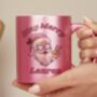 Personalised Stay Merry Santa Pink Mug, thumbnail 1 of 2