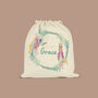 Children's Personalised Bunny Easter Gift Bag, thumbnail 2 of 2