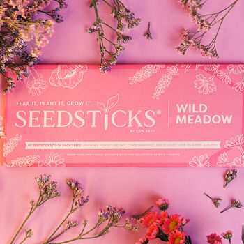 Personalised Wild Meadow Seedsticks® Gift Pack, 4 of 5
