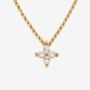Kinmokusei 18 K Gold Plated Floral Pendant Necklace, thumbnail 1 of 6