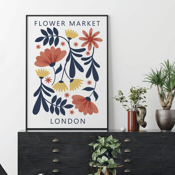 Flower Market Prints Set Of Three, 8 of 12