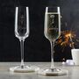 Personalised Birth Flower Champagne Flutes, thumbnail 4 of 6