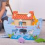 Personalised Sea Blue Noah’s Ark Puzzle Toy, thumbnail 1 of 3