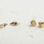 Blue Sapphire Thorn Stud Earrings, thumbnail 3 of 3