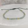 Gemstone Boho Beaded Adjustable Friendship Bracelet, thumbnail 4 of 9