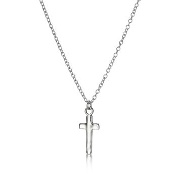 Small Cross Charm Necklace, 5 of 9