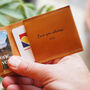Cricket Fans Personalised Leather Card Holder, thumbnail 2 of 6
