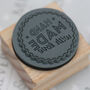 'Hand Made With Love' Wooden Rubber Stamp, thumbnail 4 of 4