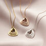 Personalised Family Names Heart Necklace, thumbnail 1 of 12