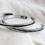 Cord And Stainless Steel Bangle, thumbnail 3 of 12