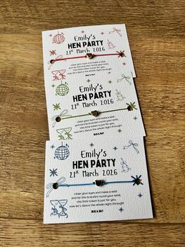 Personalised Hen Party Bracelets / Bride To Be, 3 of 3