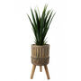 Ridged Composite Planter With Stand Large, thumbnail 3 of 8