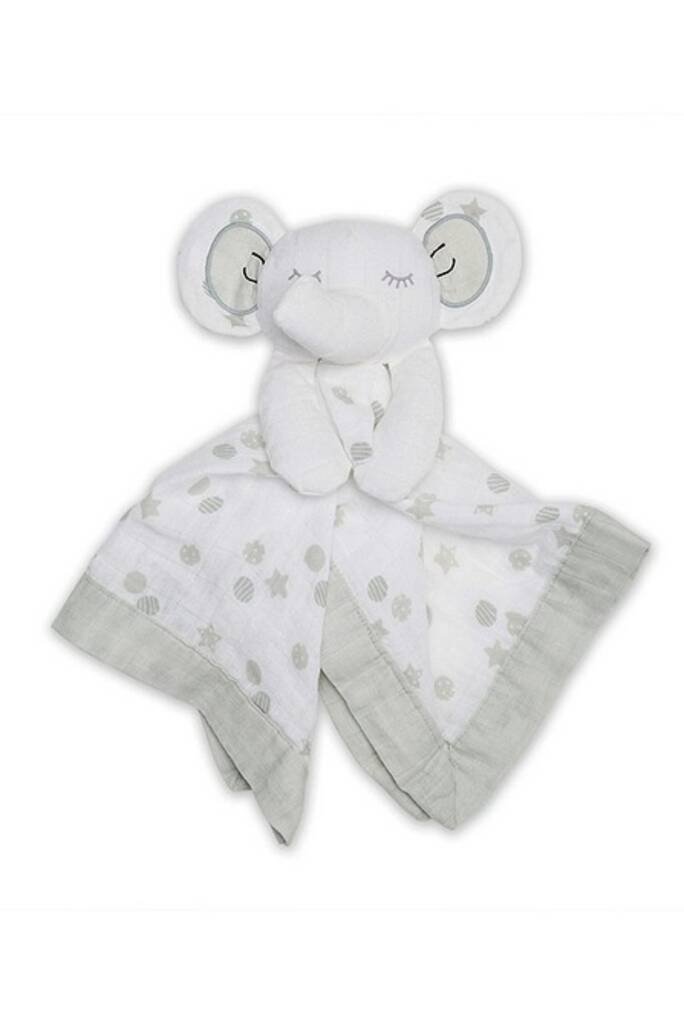 Elephant Baby Security Blanket By Nordicstork Ltd