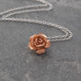 Rose Petal Sterling Silver Necklace, thumbnail 11 of 11