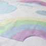 Personalised Baby Gift Clouds And Rainbows Quilt, thumbnail 6 of 7