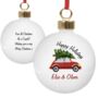 Personalised 'Driving Home For Christmas' Bauble, thumbnail 2 of 4