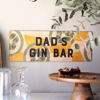 Personalised Cocktail Wooden Sign, 2 of 5