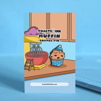 Muffin Enamel Pin, 5 of 5