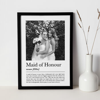 Personalised Maid Of Honour Gift, Wedding Thank You, 2 of 6