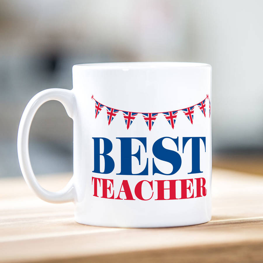 personalised teacher mug by able labels