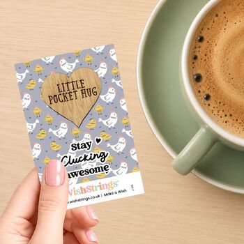 Stay Clucking Awesome Pocket Hug Token, 7 of 9