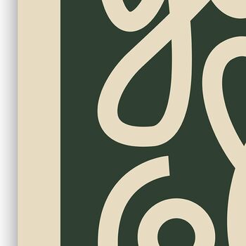 Get Cosy, Playful Typographic Print, 4 of 6