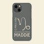 Personalised Capricorn Star Sign Snap Phone Case, thumbnail 1 of 3