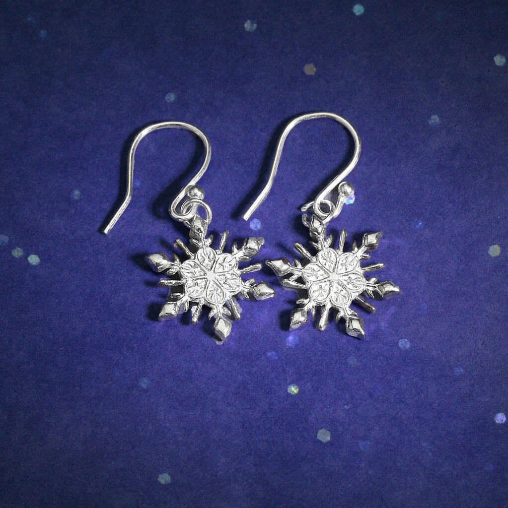 silver delicate earrings