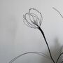 Three Handmade Wire Parrot Tulips Stems, thumbnail 11 of 12