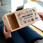 Personalised Sewing Box With Sliding Lid, thumbnail 1 of 5