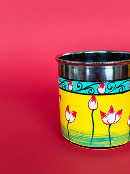 ‘Haveli’ Hand Painted Indian Chai Cup, 2 of 3