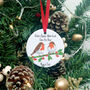 Robin Couple Personalised Memorial Christmas Decoration, thumbnail 2 of 7