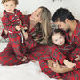Personalised Dad And Child Luxury Tartan Pyjama, thumbnail 5 of 6