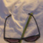 Black Triangular Cut Block Sunglasses, thumbnail 5 of 5