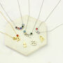 Family Birthstone And Zodiac Sign Necklace, thumbnail 12 of 12