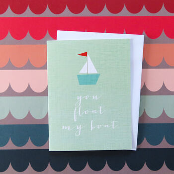 Mini You Float My Boat Card, 3 of 5