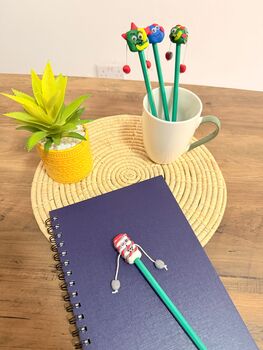 Clay Monster Pencil Toppers Craft Kit For Children, 4 of 5