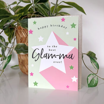 Rockstar Glam Ma Birthday Card, 2 of 3