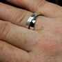 Handmade Sterling Silver Double Ring, thumbnail 4 of 5