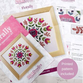 Florally – A Stitchdoodles Hand Embroidery Kit, 8 of 9