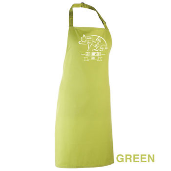 Personalised Pig 'Grill Master' Apron, 6 of 10
