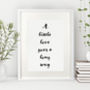 Brush Style Personalised Quote Print, thumbnail 4 of 11