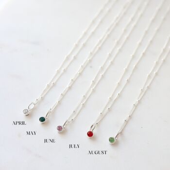 Birthstone Necklace, 3 of 4