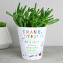 Personalised Thank You Teacher Ceramic Pot, thumbnail 1 of 4